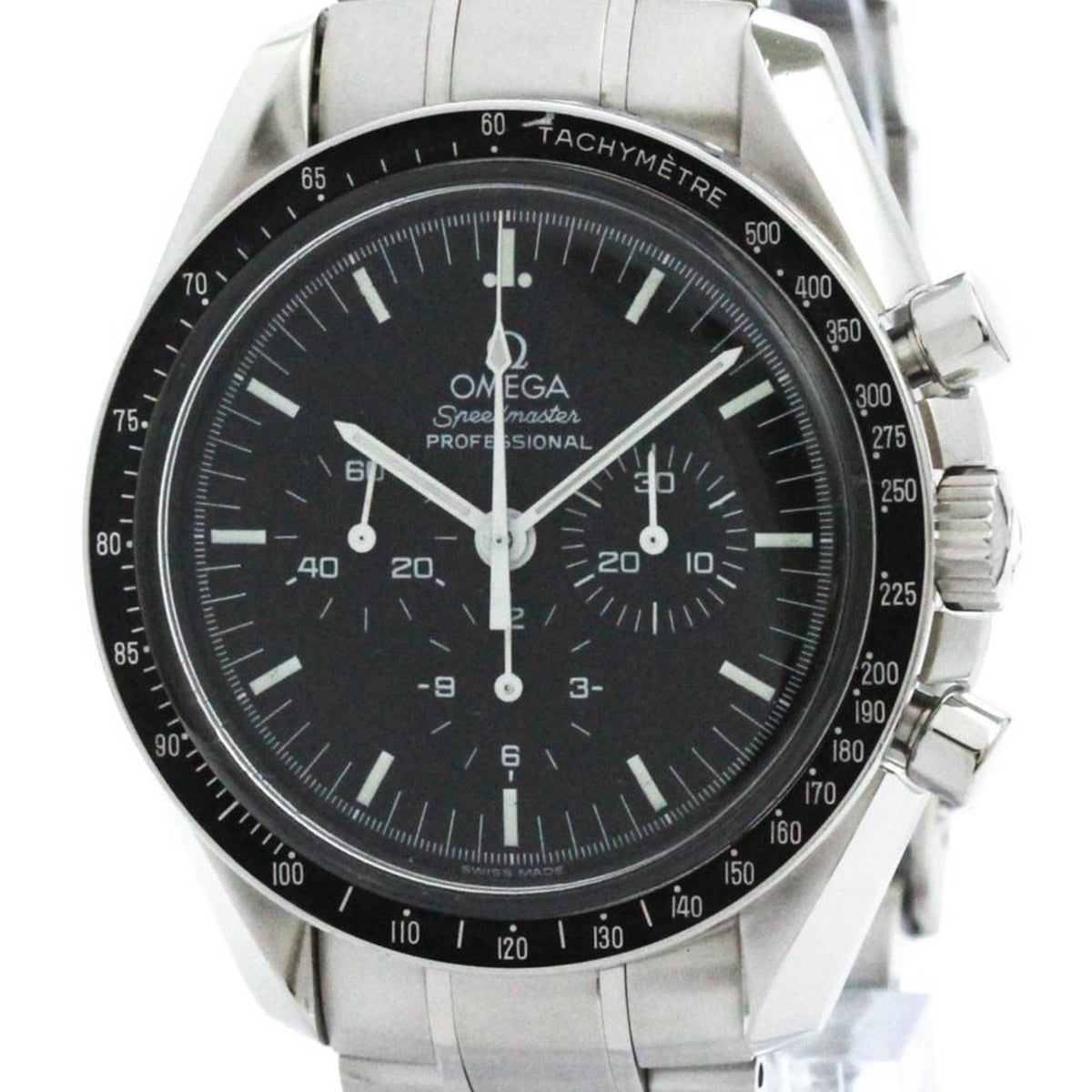Pre-Owned Polished OMEGA Speedmaster Professional Sapphire Back Watch 3572.50