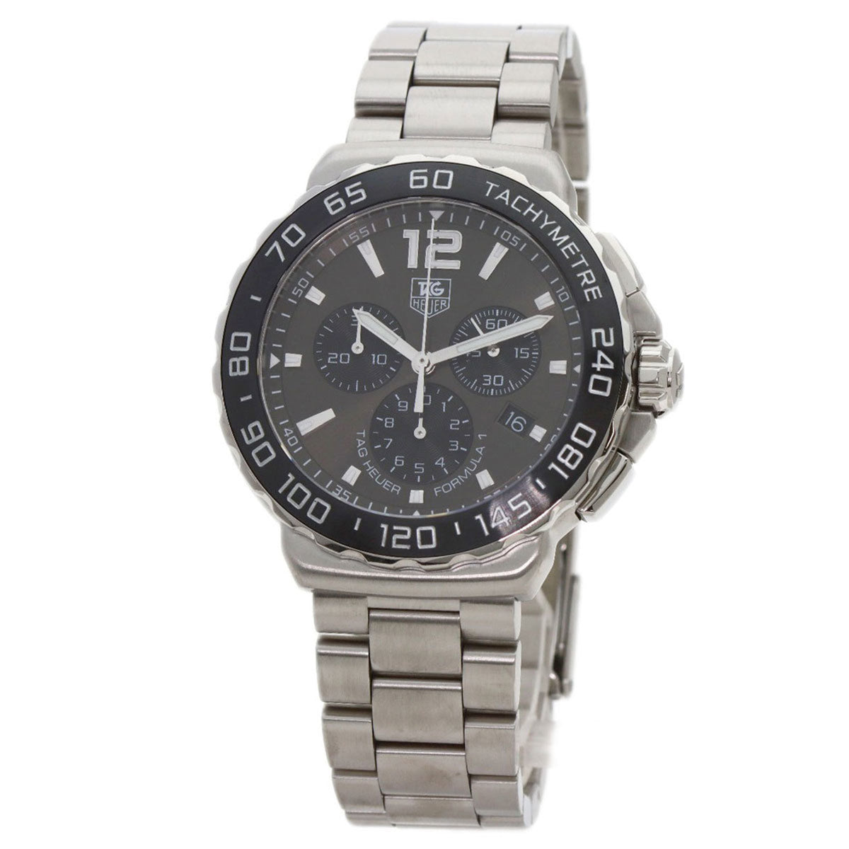 Pre-Owned TAG Heuer CAU1115 Formula 1 Chrono Watch Stainless Steel Ceramic Men's HEUER