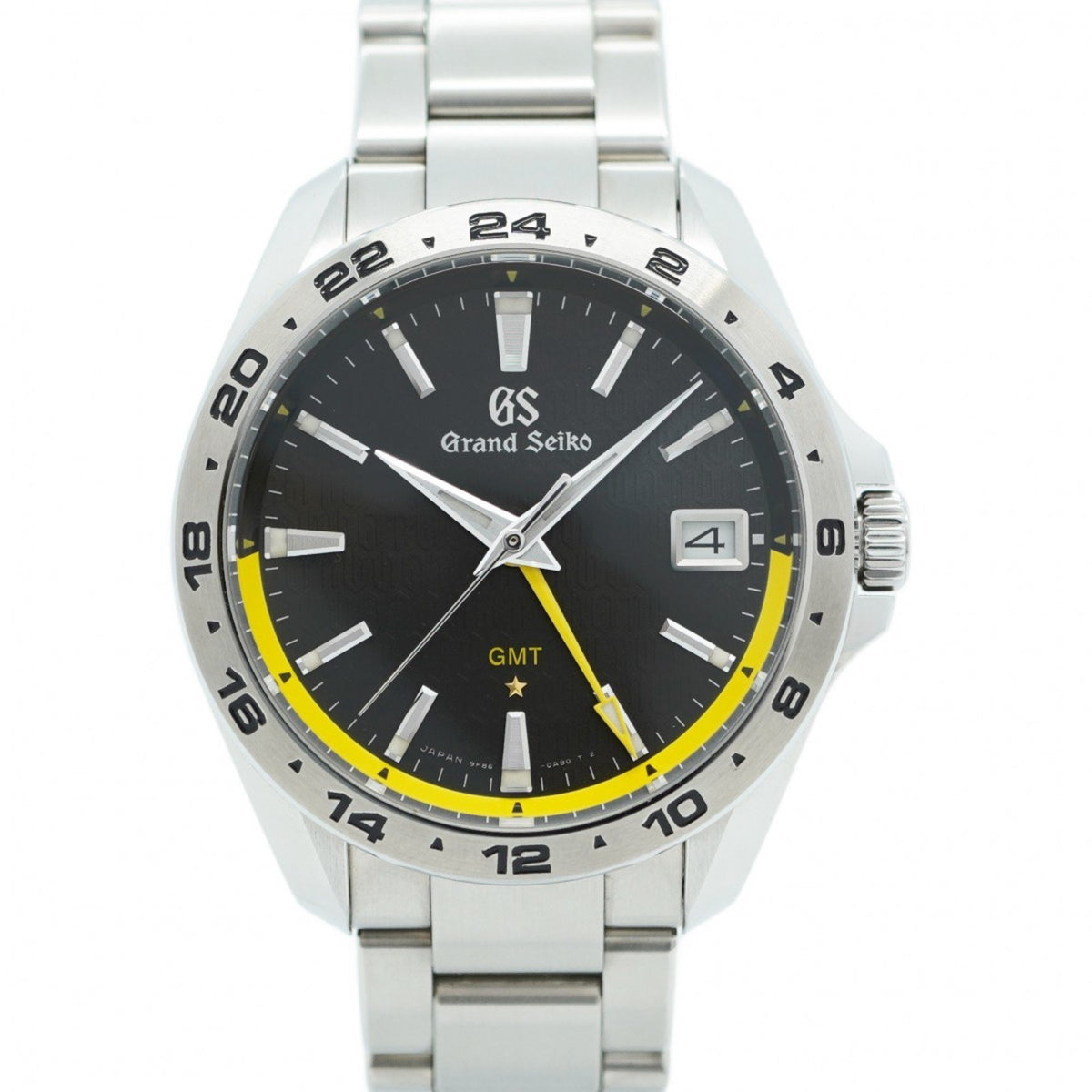 Pre-Owned Seiko Grand 9F86-0AA0 Black Dial Men's Watch