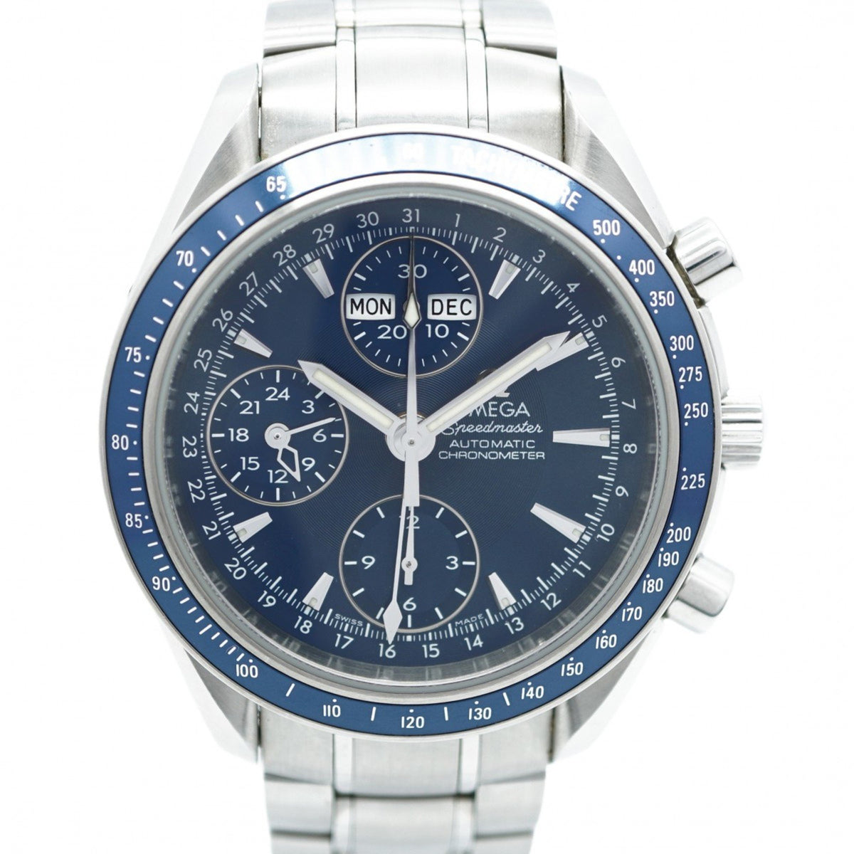 Pre-Owned Omega Speedmaster 3212.80 Blue Dial Men's Watch
