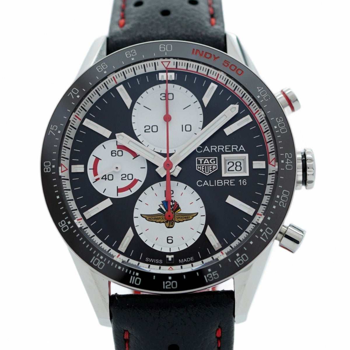 Montre homme TAG Heuer Carrera CV201AS d'occasion à cadran noir 
