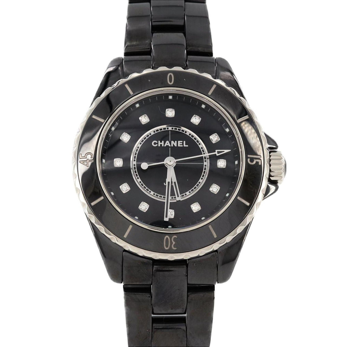 Pre-Owned Chanel J12 33mm Ceramic 12P H5701 Wristwatch Quartz