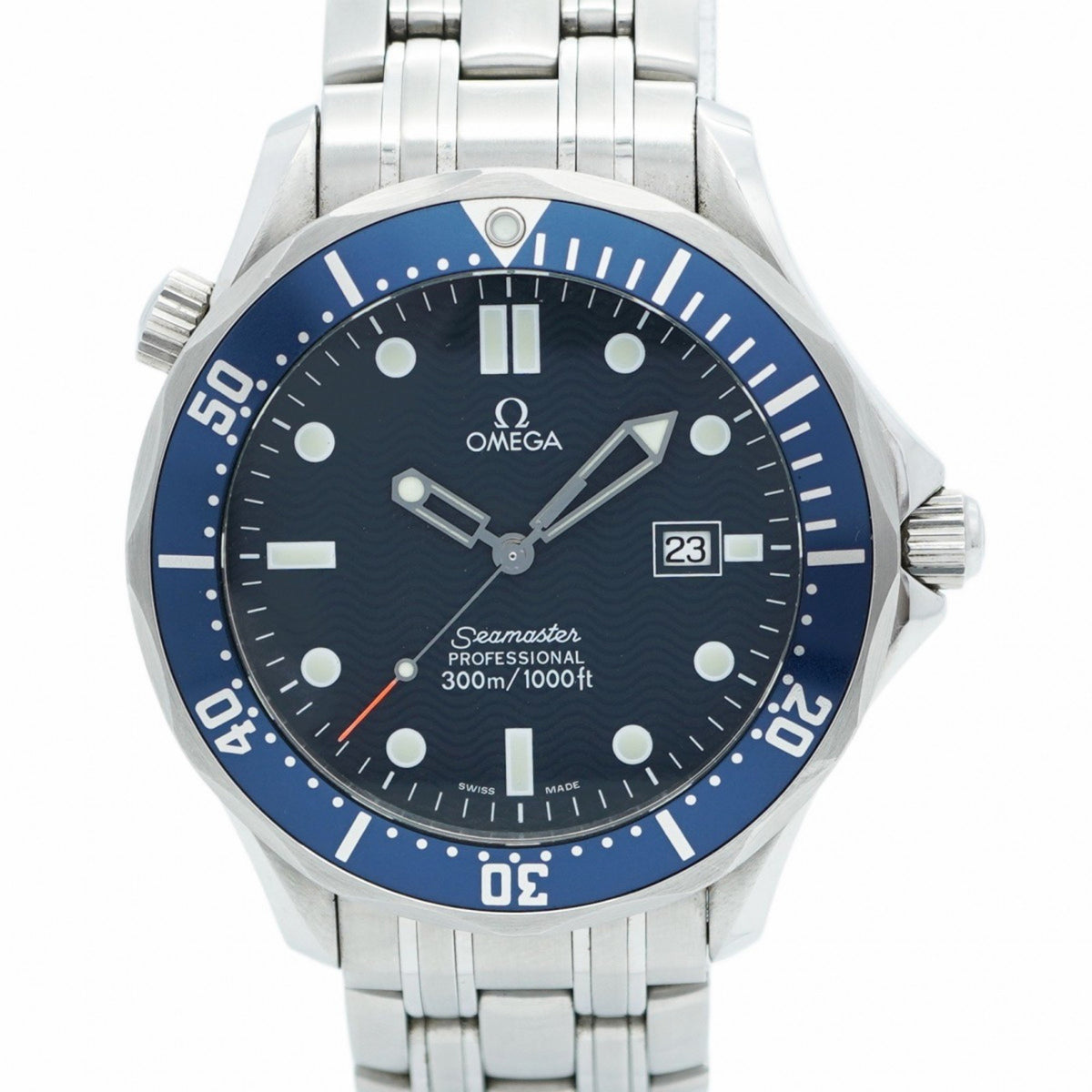 Pre-Owned Omega Seamaster 2541.80 Navy Dial Men's Watch