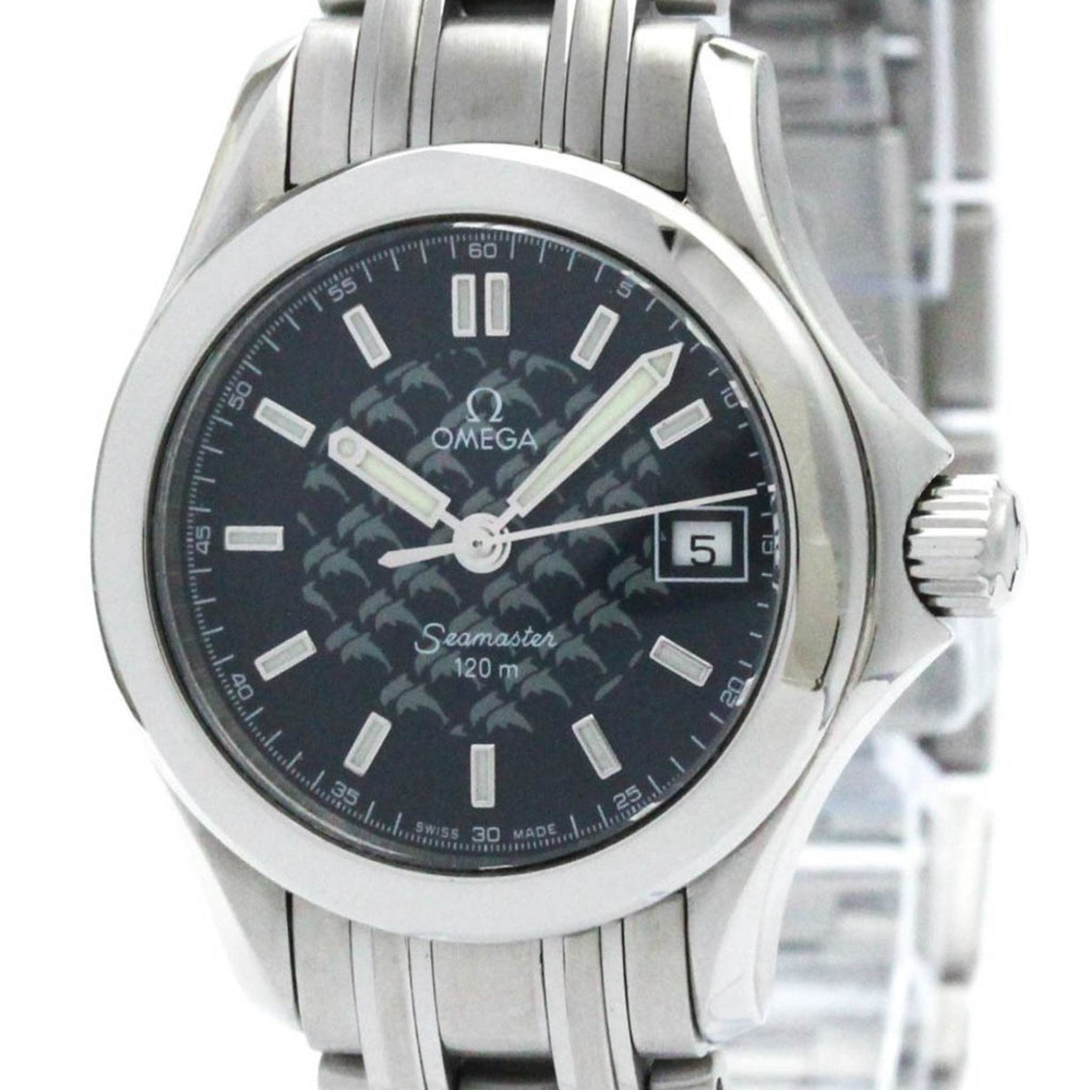 Pre-Owned Polished OMEGA Seamaster 120M Jacques Mayol LTD Edition Watch 2588.80 BF571727