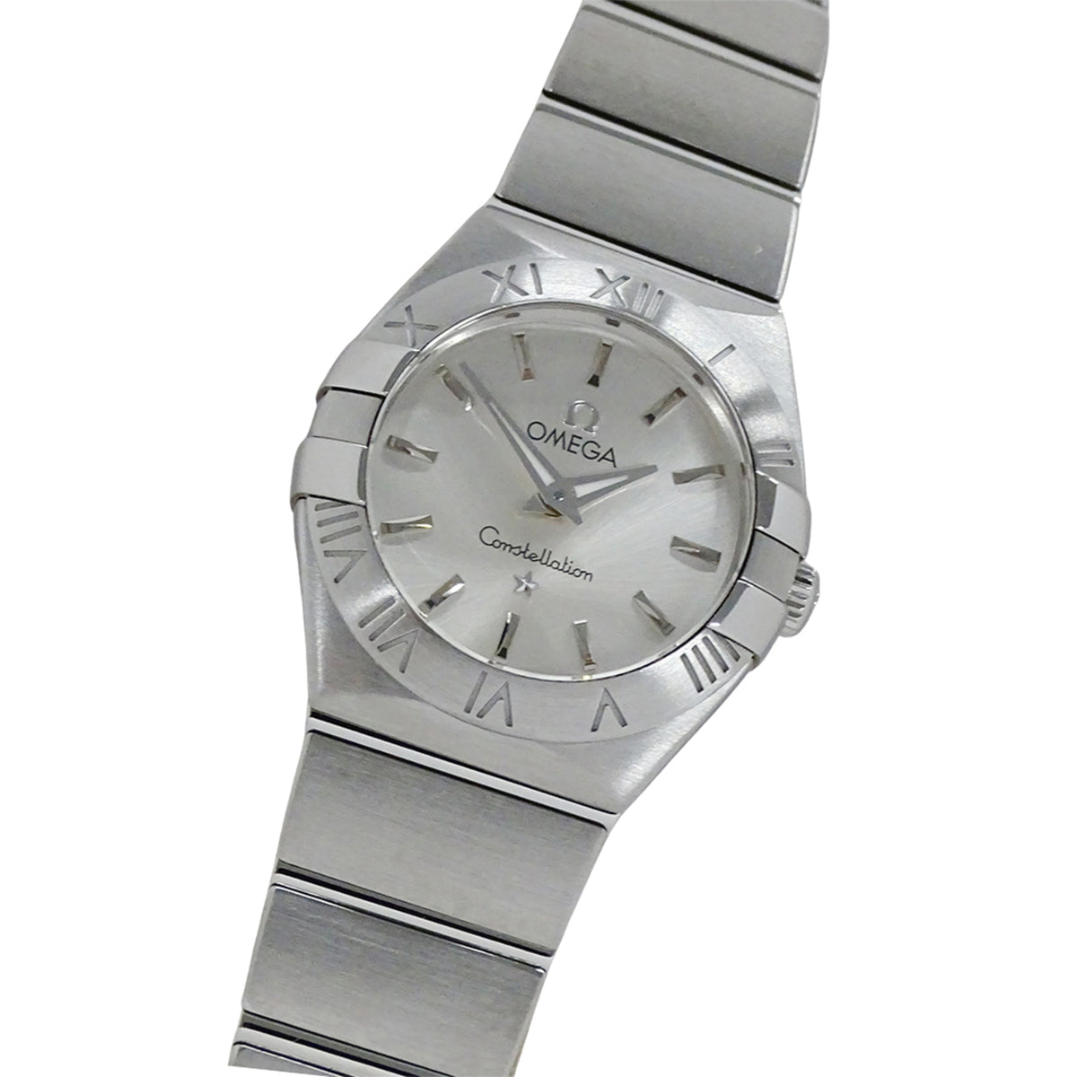 Pre-Owned OMEGA Constellation Polished 123.10.24.60.02.001 Women's Quartz Watch, Stainless Steel, Silver,