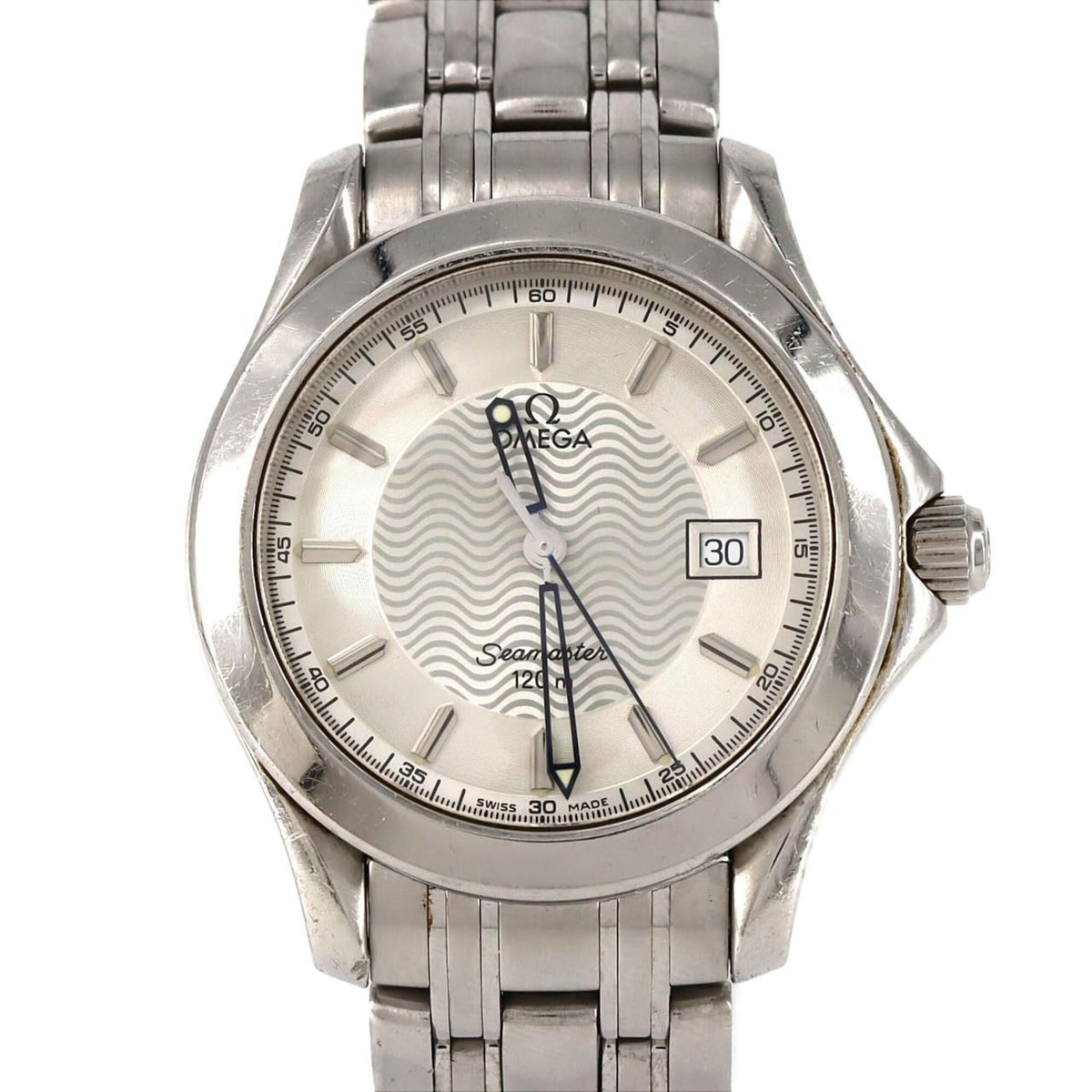 Pre-Owned Omega Seamaster 120 2511.31 SS Quartz Watch