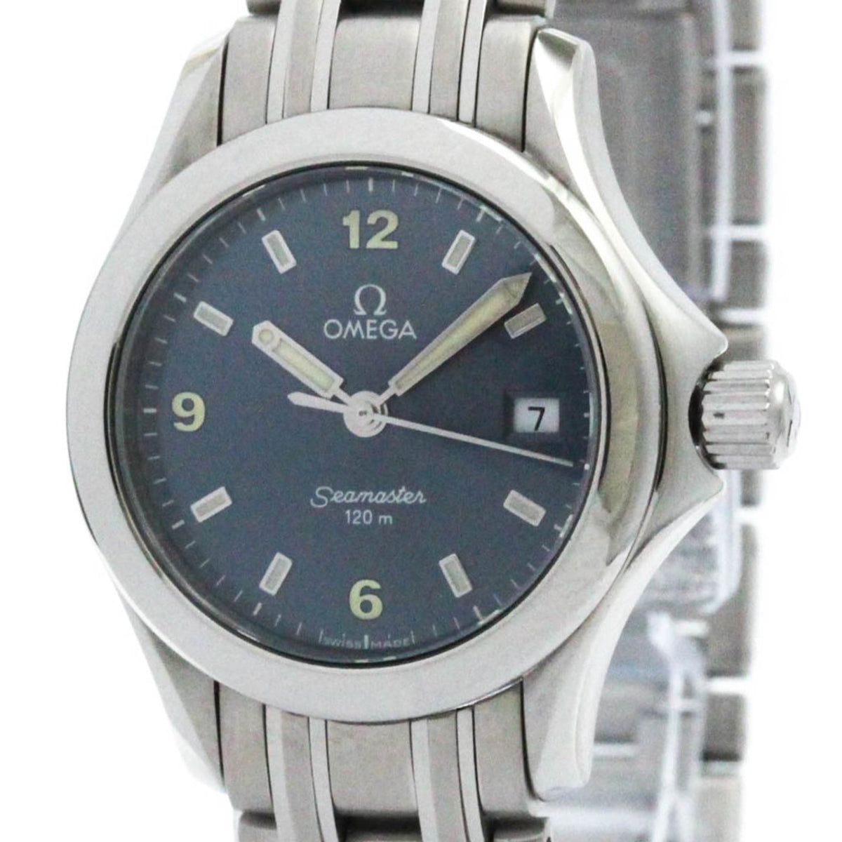 Pre-Owned Omega Seamaster Quartz Stainless Steel Women's Sport 2581.83