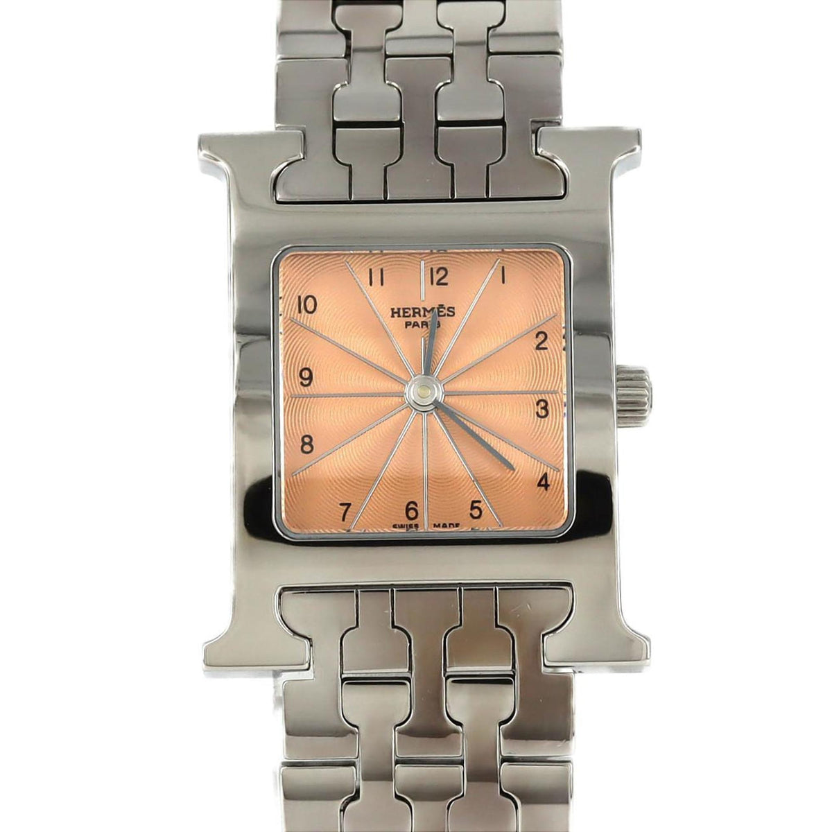 Montre-bracelet à quartz Hermes H Watch HH1.210 SS d'occasion 