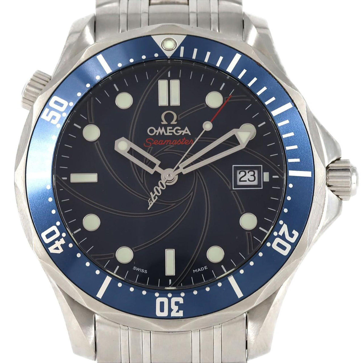 Pre-Owned Omega Seamaster Professional 007 Limited 2226.80 Stainless Steel Automatic Watch