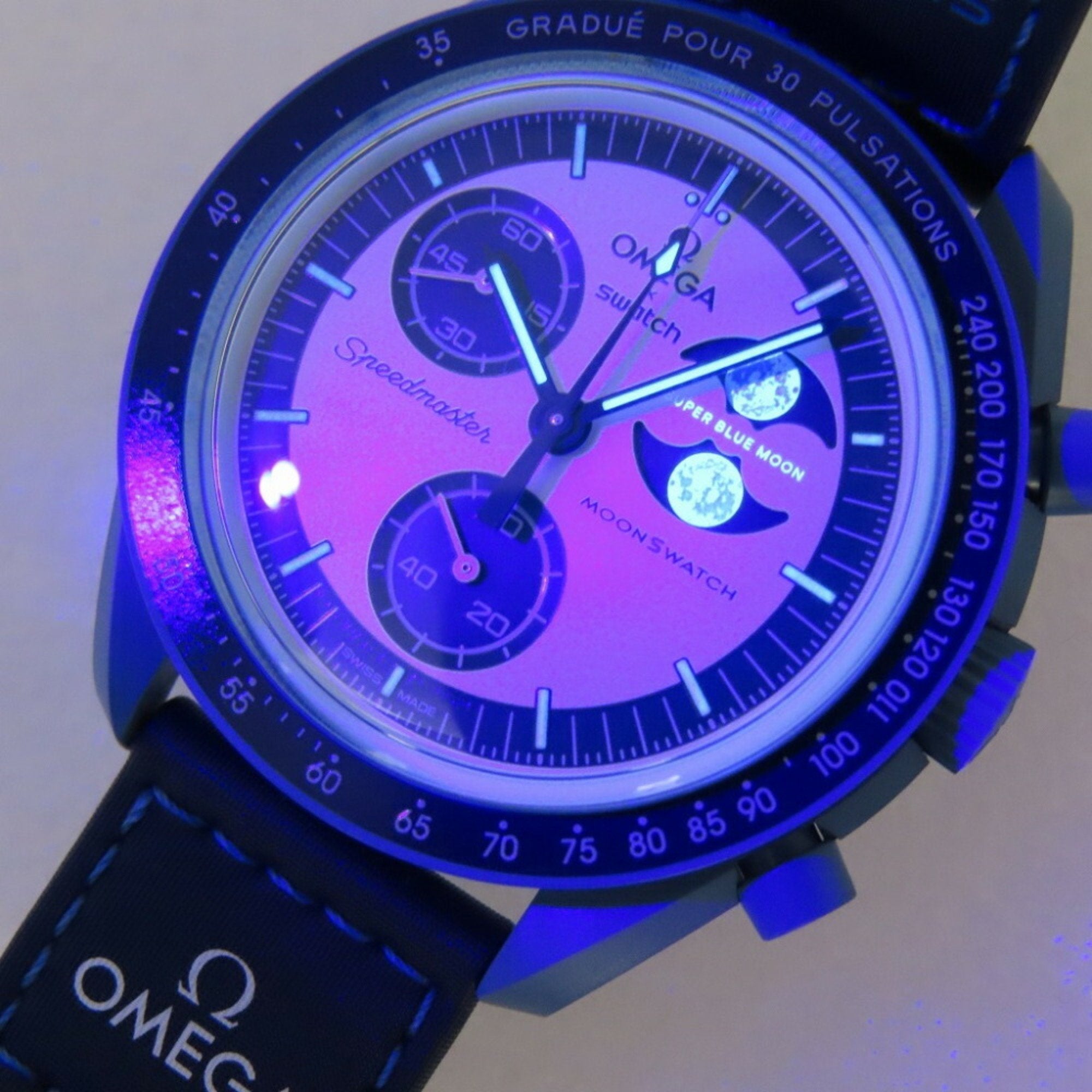 Pre-Owned Unused OMEGA x Swatch Mission to the Super Blue Moon