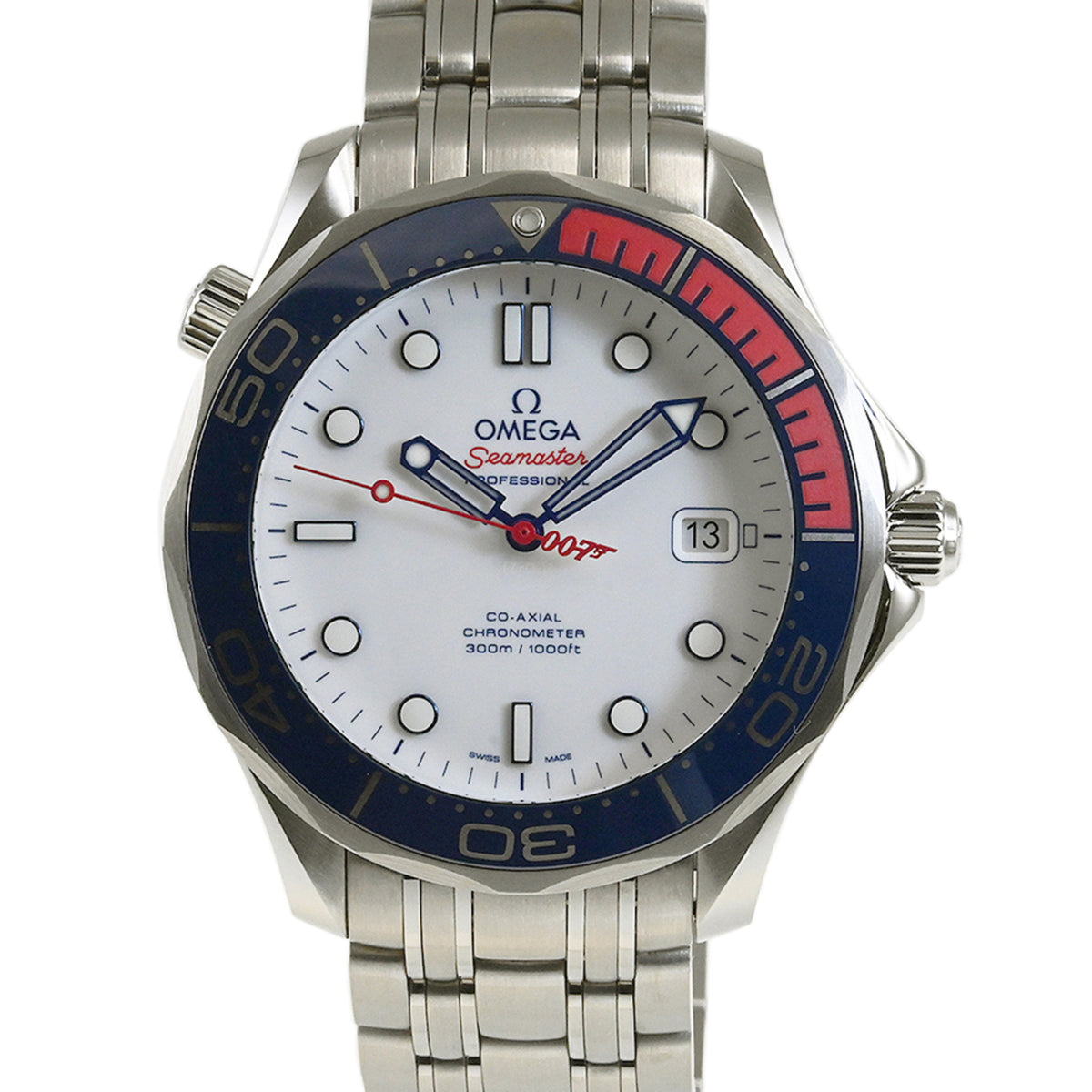 Pre-Owned OMEGA Seamaster Diver 300M Co-Axial 41MM Commander Watch World Limited Edition 7007 212.32.41.20.04.001