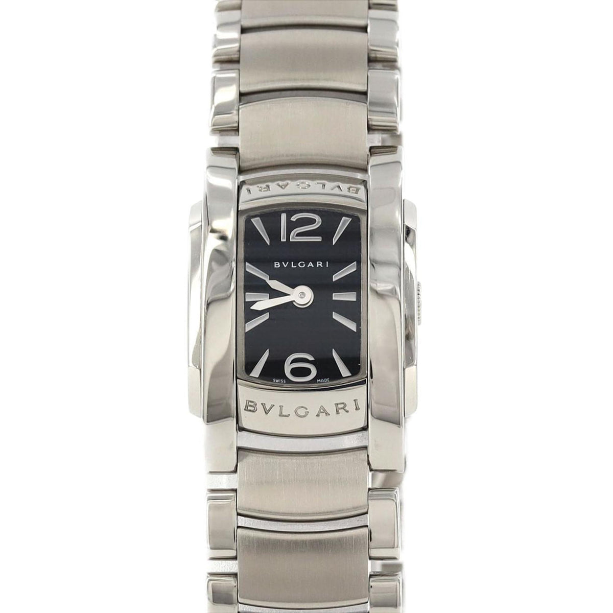 Montre-bracelet à quartz d'occasion Bvlgari Ashoma D AA26S AA26BSS SS 
