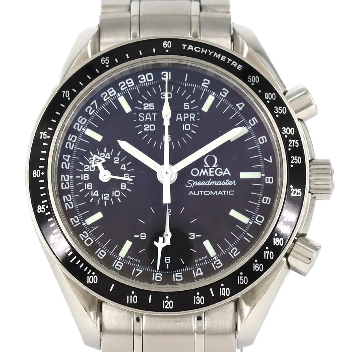 Pre-Owned Omega Speedmaster Mark 40 Cosmos 3520.50 Stainless Steel Automatic Watch