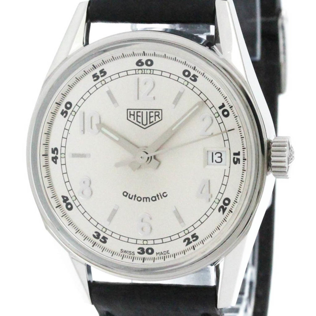 Pre-Owned Polished TAG HEUER Carrera LTD Edition Steel Automatic Mens Watch WS2112 BF582072