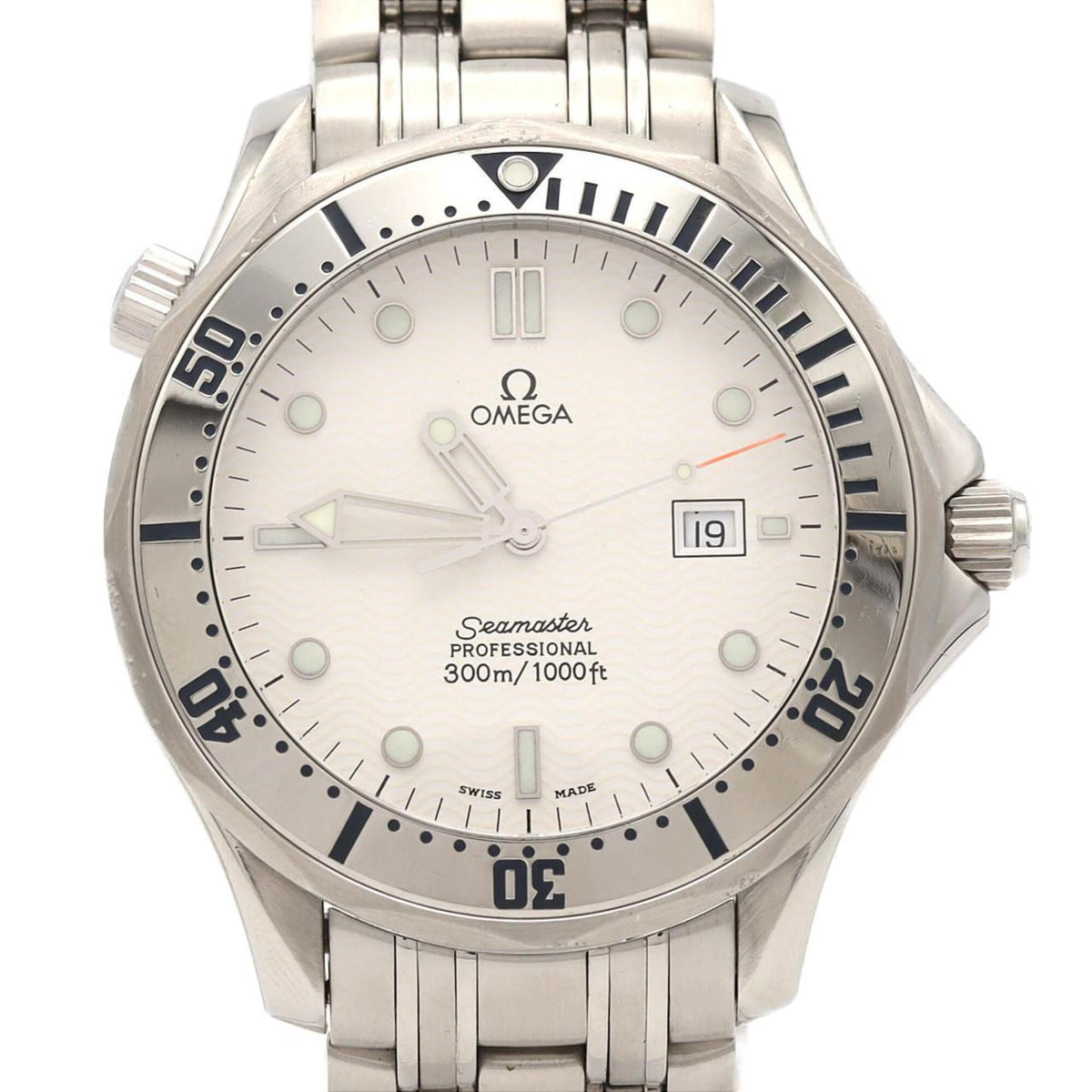 Pre-Owned Omega Seamaster Professional 2542.20 Stainless Steel Quartz Watch