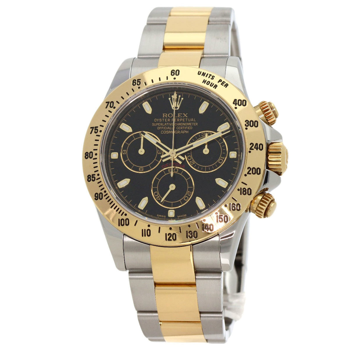 Pre-Owned Rolex Cosmograph Daytona 116523 Stainless Steel/SSx18KYG Men's Watch