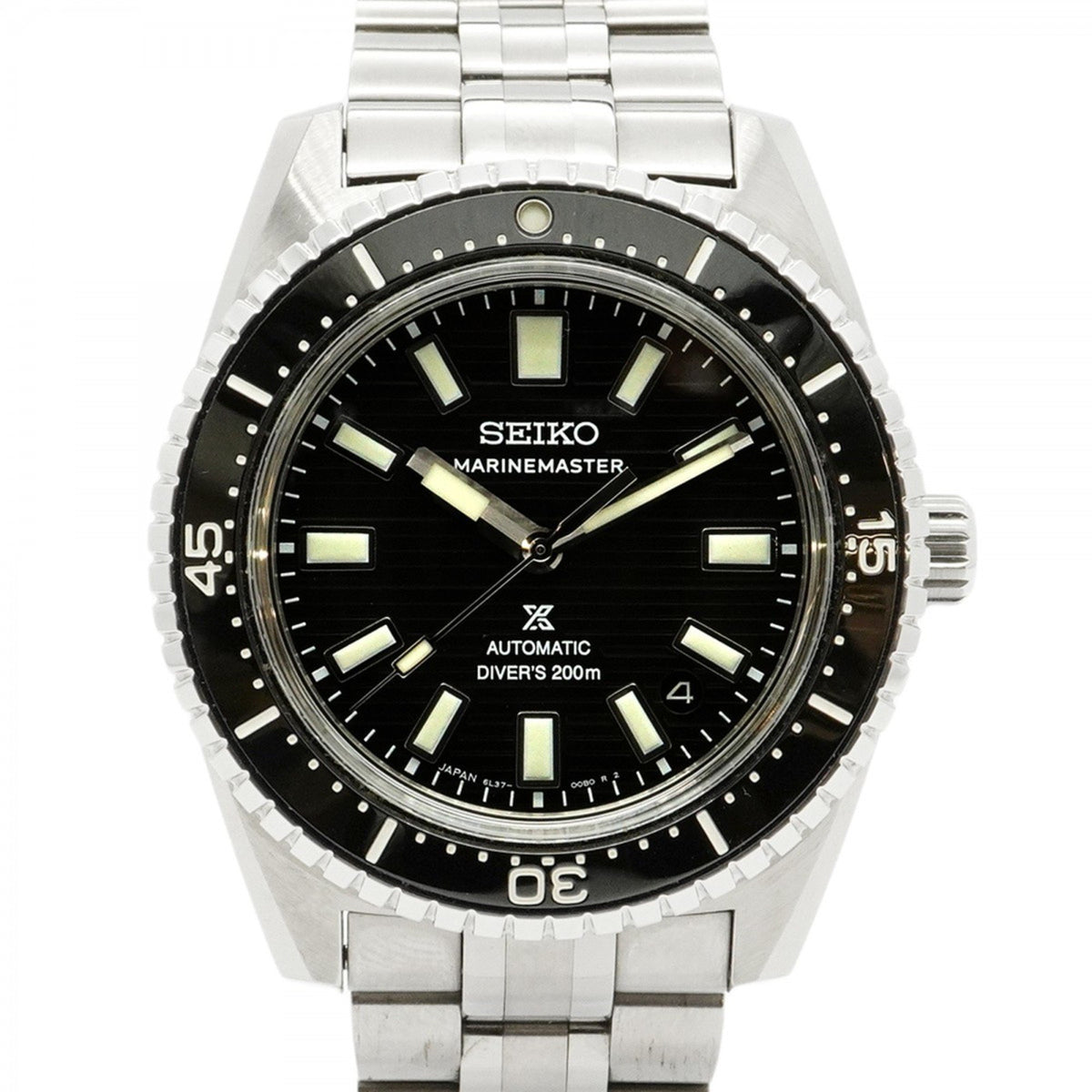 Montre Seiko Prospex 6L37-00B0 d'occasion pour homme avec cadran noir 