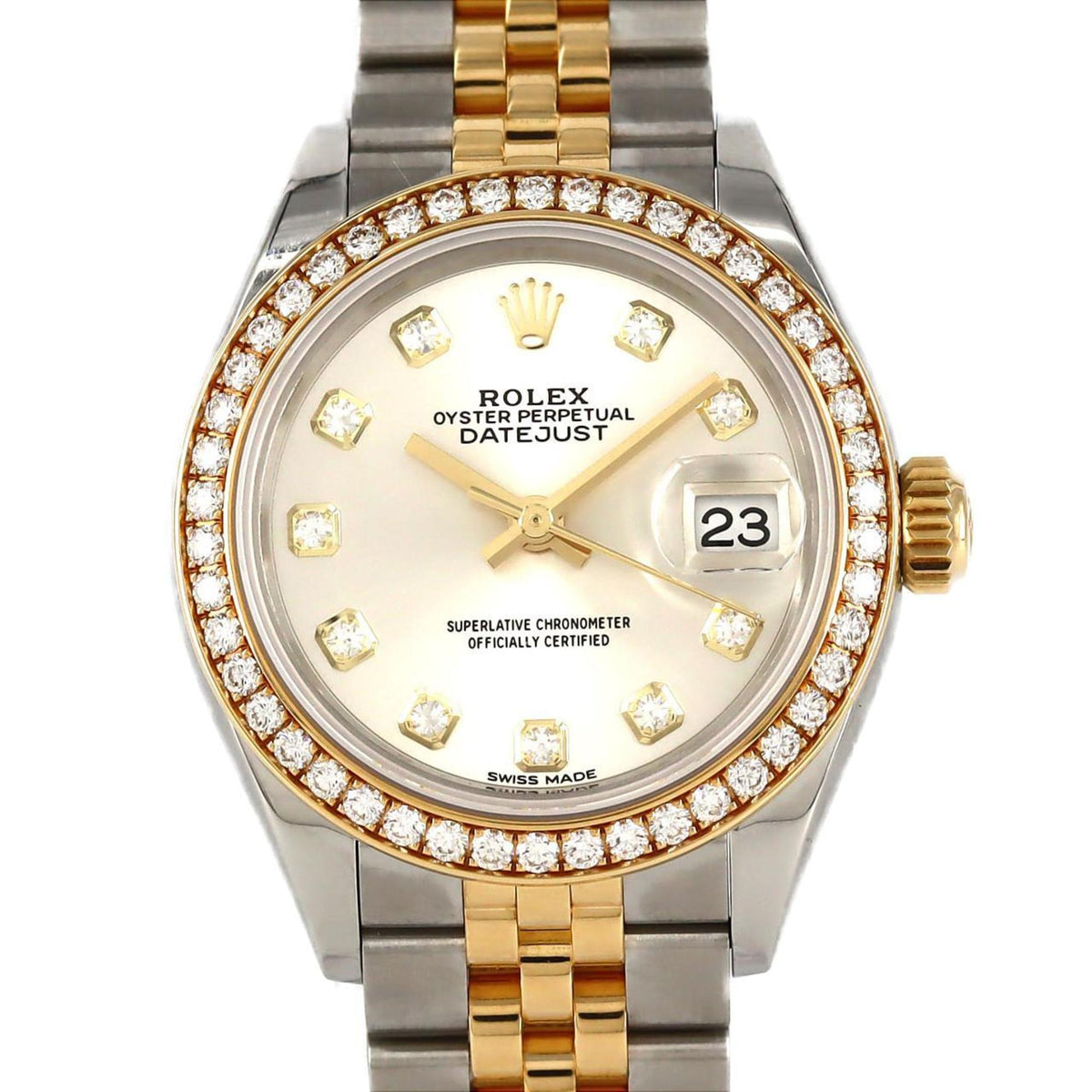 Pre-Owned Rolex Datejust 279383RBR SSxYG Automatic Watch, Random Number