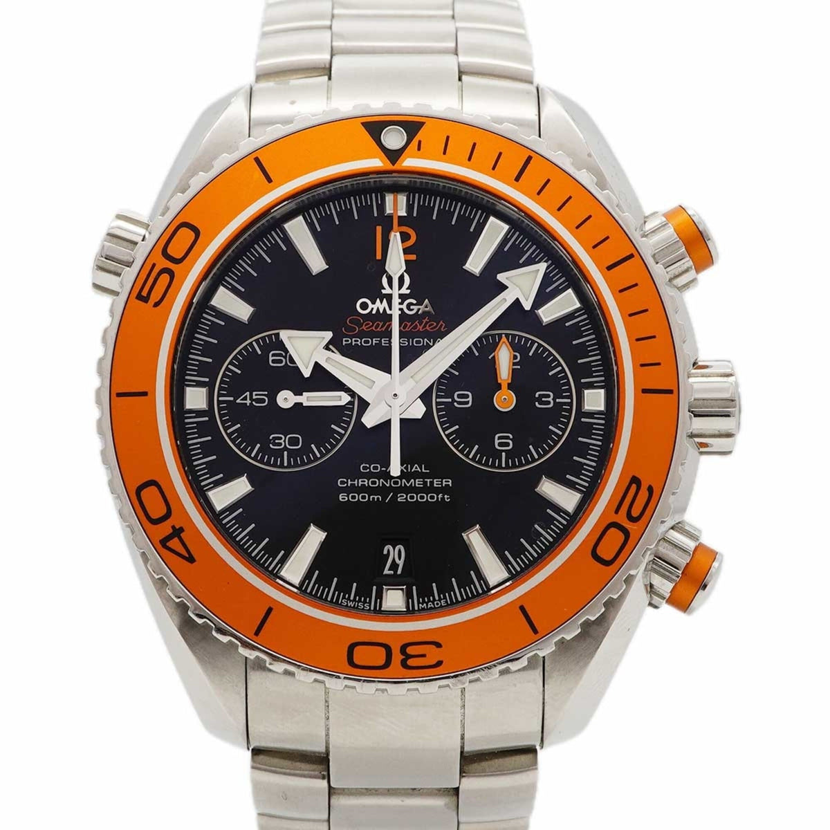 Pre-Owned Omega Seamaster 232.30.46.51.01.002 Black Dial Men's Watch