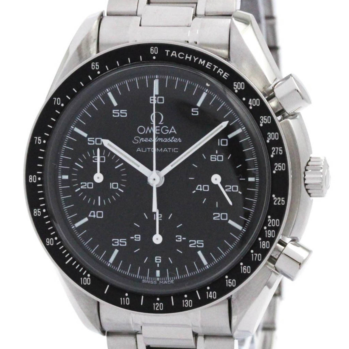 Pre-Owned OMEGA Speedmaster Automatic Steel Mens Watch 3510.50 Polished