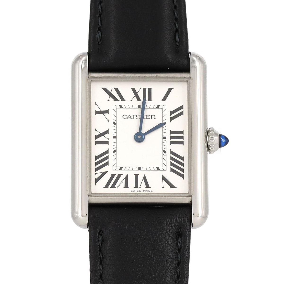 Montre solaire à quartz Cartier Tank Must LM WSTA0059 SS d'occasion 
