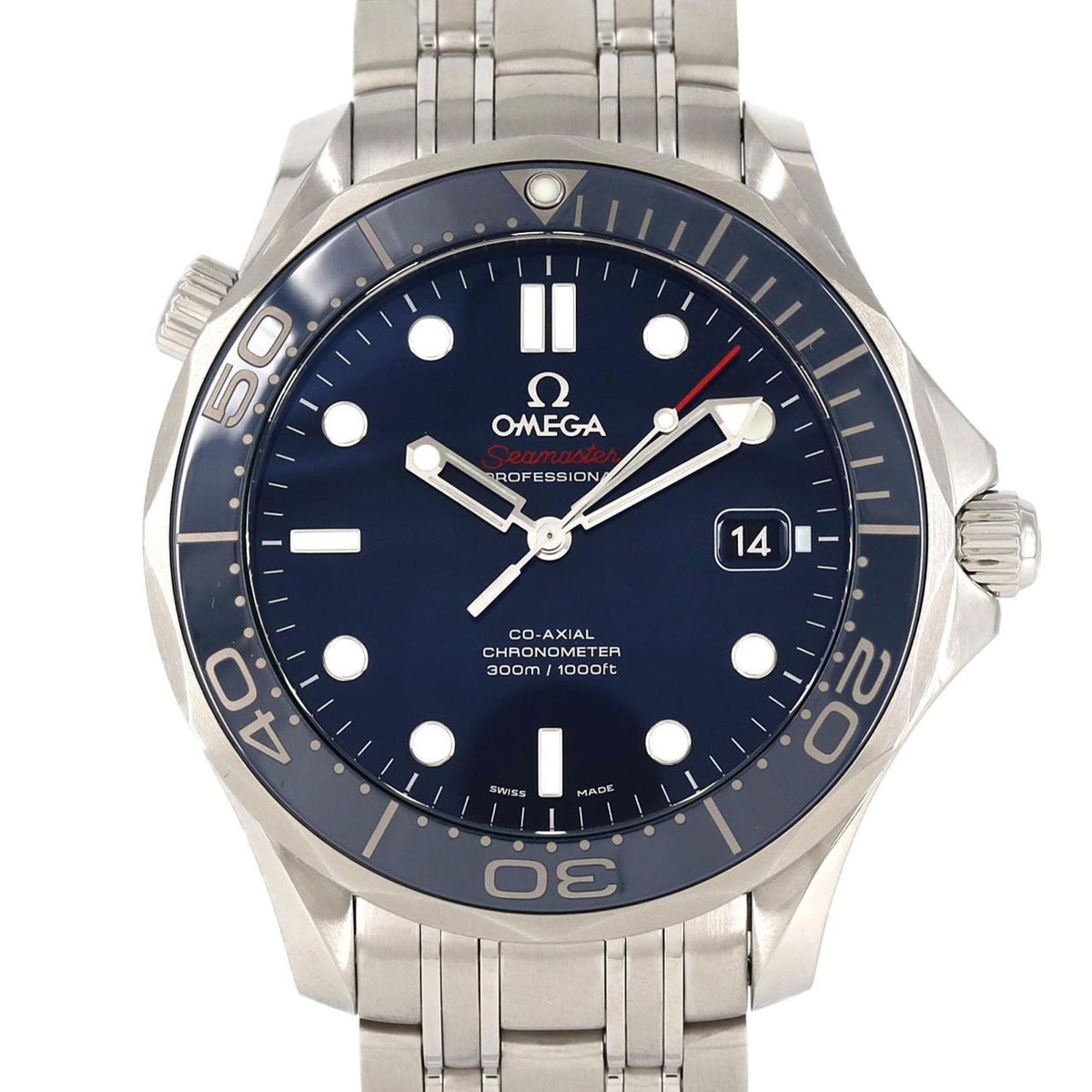 Pre-Owned Omega Seamaster Diver 300M 212.30.41.20.03.001 SS Wristwatch Automatic