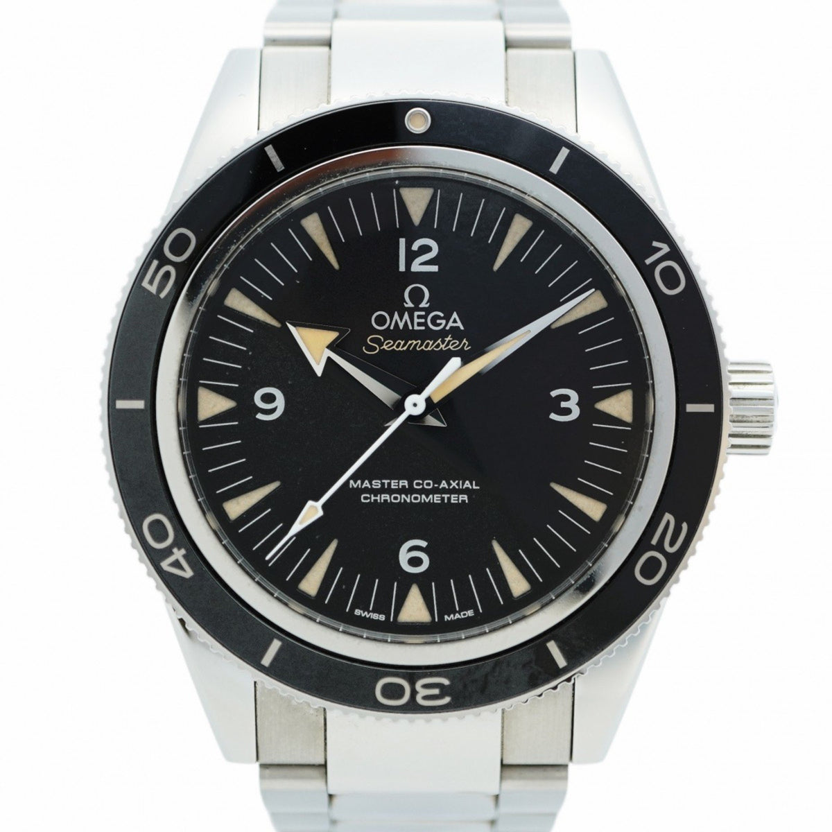Pre-Owned Omega Seamaster 233.30.41.21.01.001 Black Dial Men's Watch