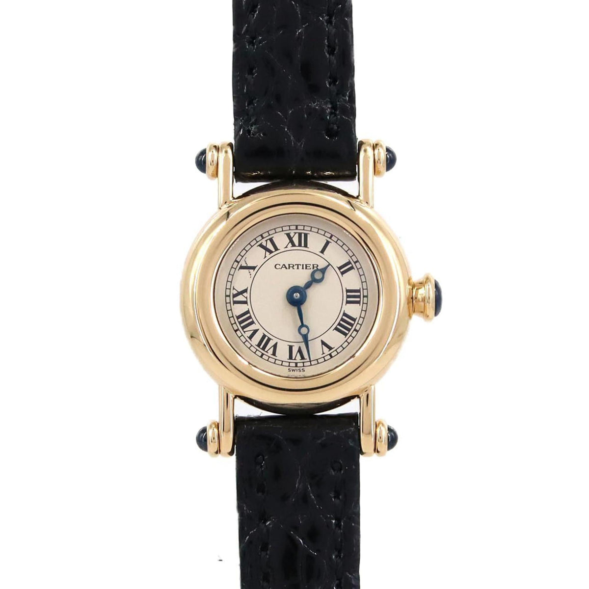 Pre-Owned Cartier Mini Diabolo YG W1511556 Quartz Watch