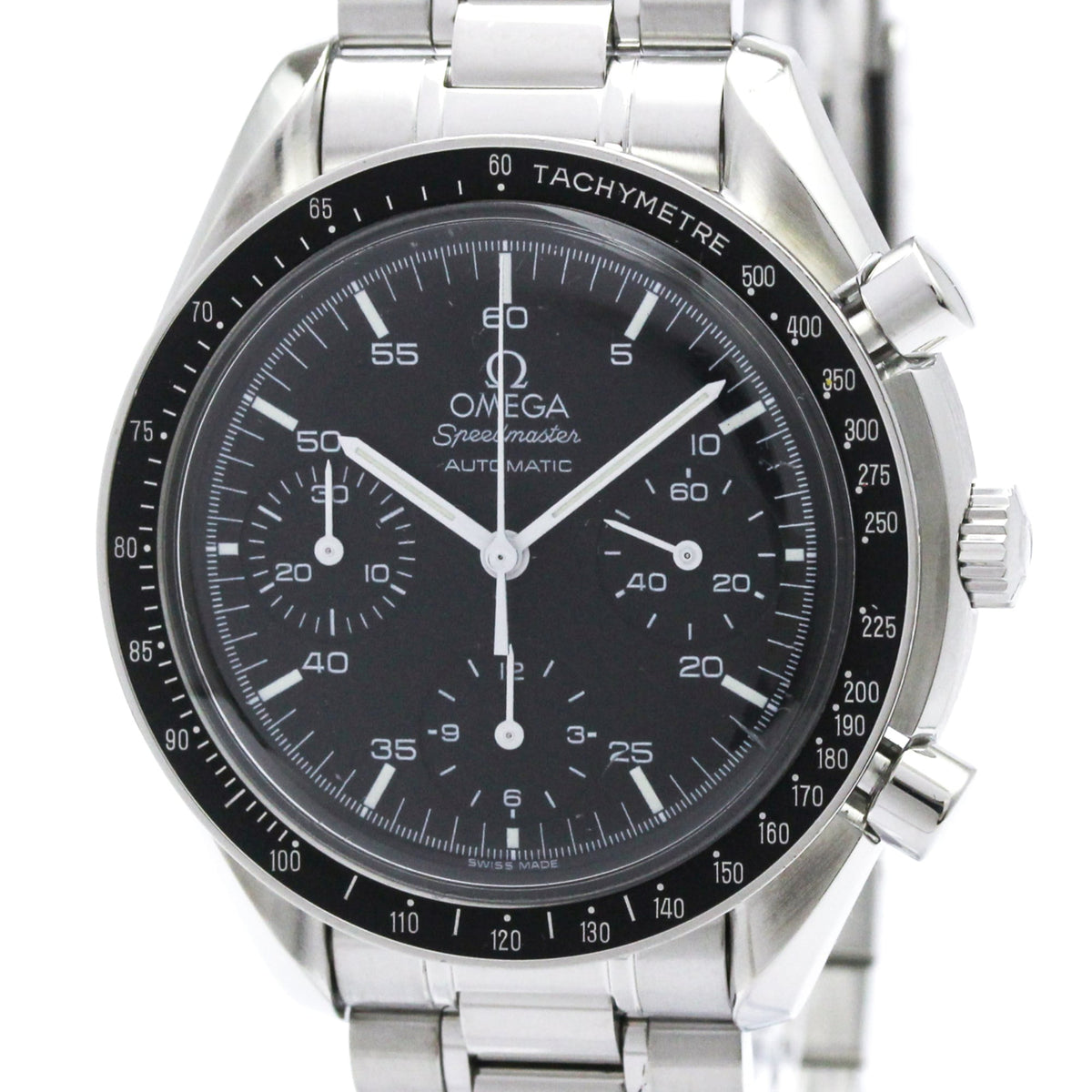 Pre-Owned OMEGA Speedmaster Automatic Steel Mens Watch 3510.50 Polished