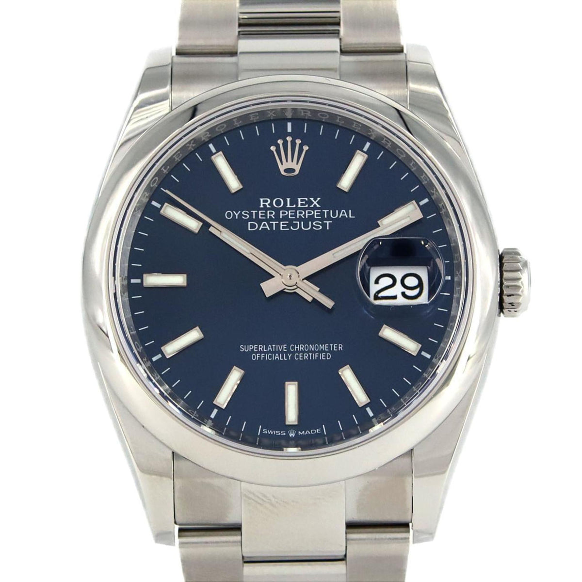 Pre-Owned Rolex Datejust 126200 SS Wristwatch Automatic Random Number