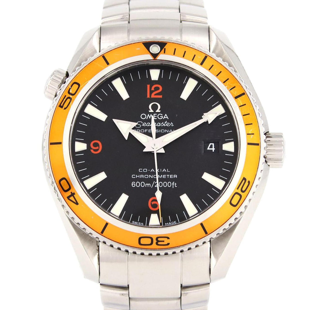 Pre-Owned Omega Seamaster Planet Ocean 2209.50 SS Automatic Watch