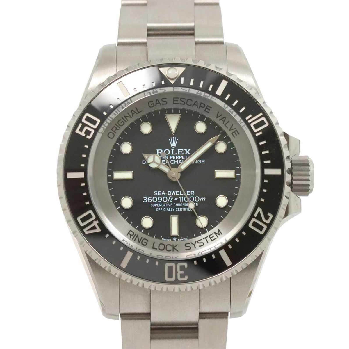 Pre-Owned ROLEX Sea-Dweller Deep Sea Challenge 126067 Random Number Roulette Men's Watch Black Automatic