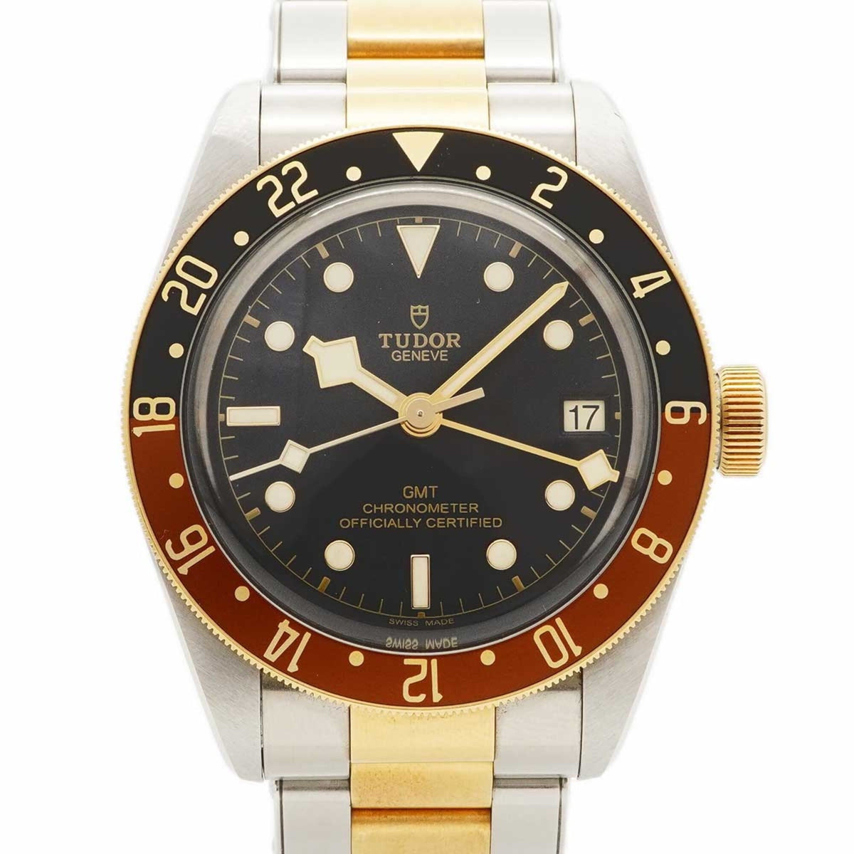 Pre-Owned Tudor Black Bay GMT 79833 Dial Men's Watch