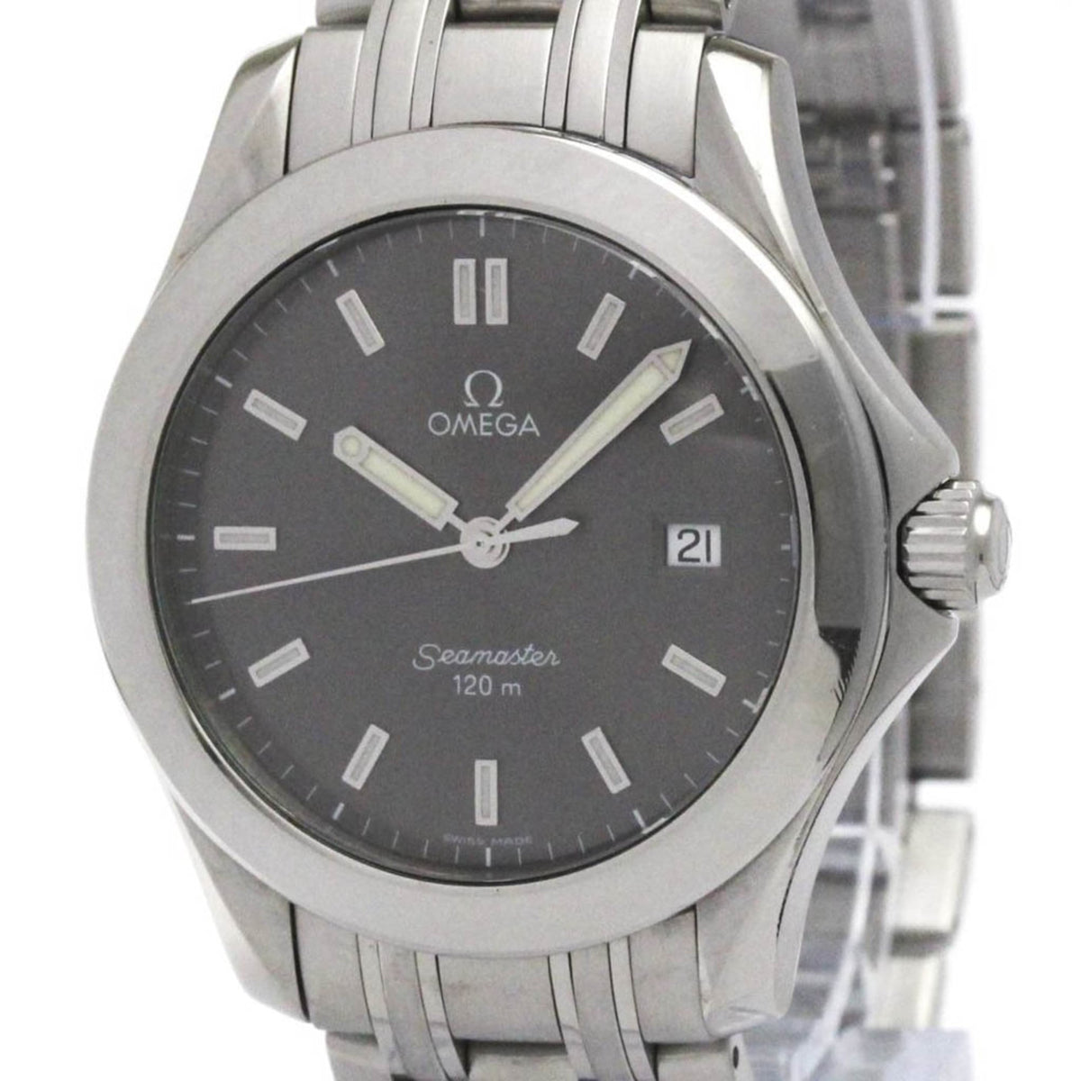 Pre-Owned OMEGA Seamaster 120M Steel Quartz Mens Watch 2511.43 Polished