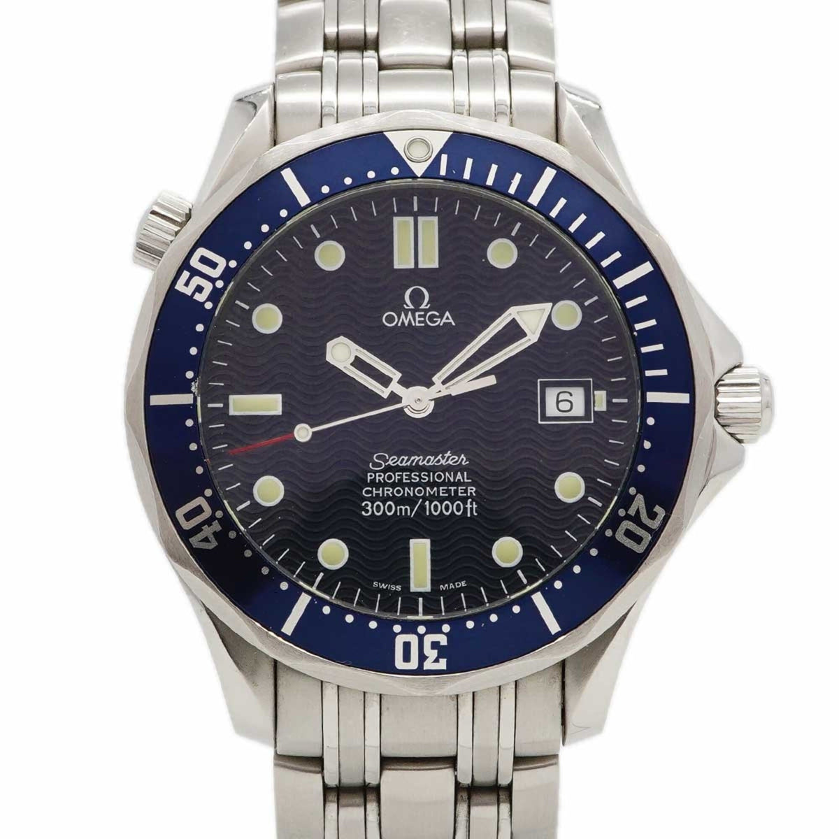 Pre-Owned Omega Seamaster 2531.80 Navy Dial Men's Watch