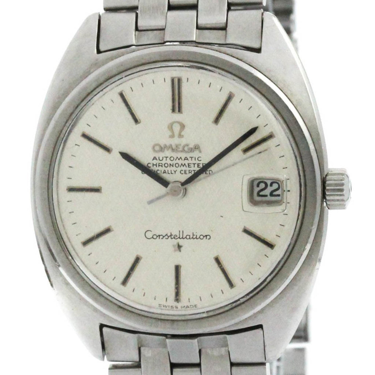 Pre-Owned Vintage OMEGA Constellation Date Cal 564 Steel Automatic Watch 168.017
