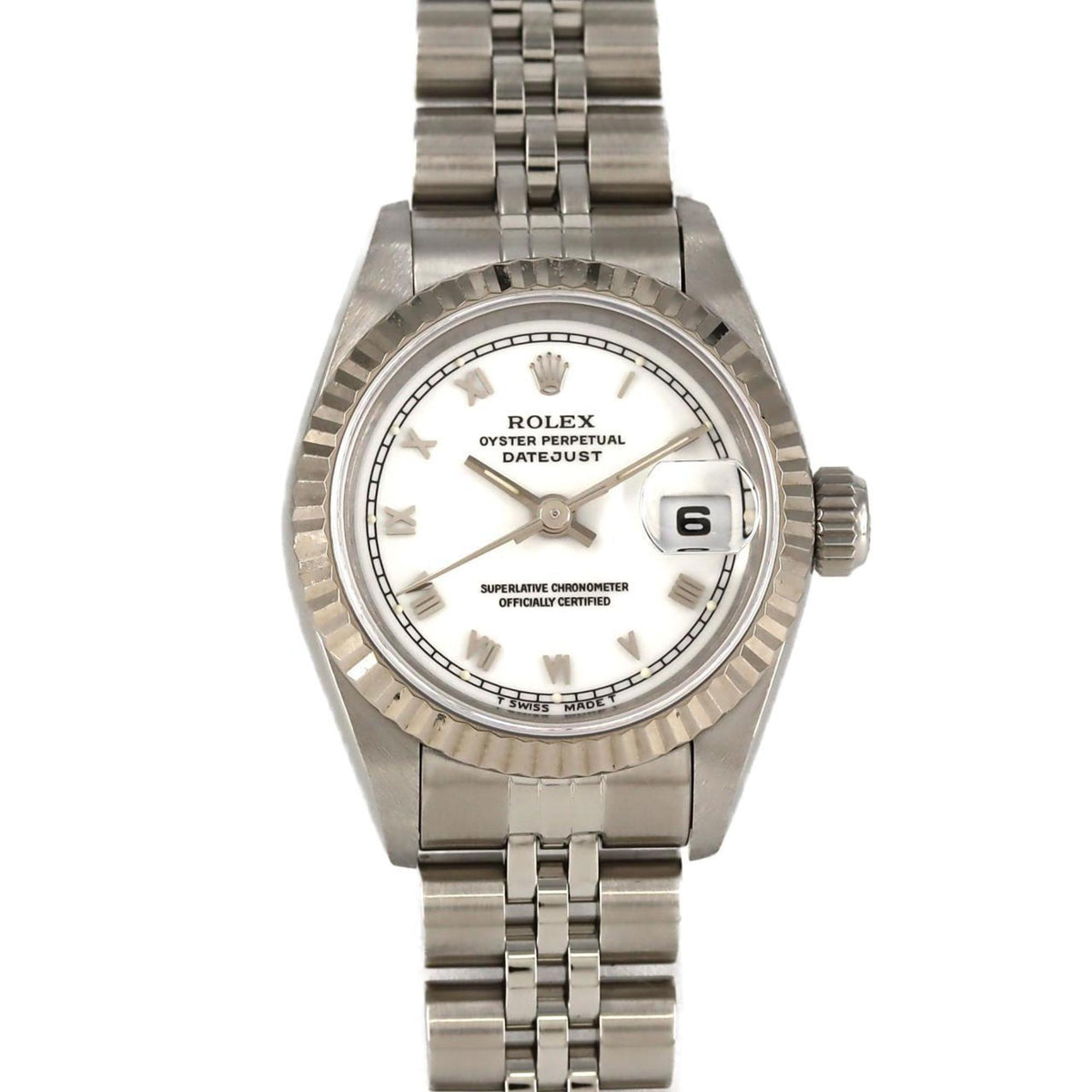 Pre-Owned Rolex Datejust 69174 SSxWG Automatic Watch W Serial