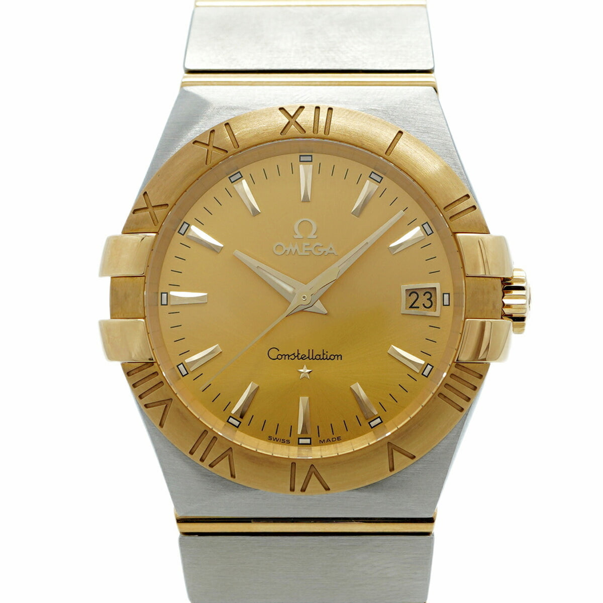 Pre-Owned Omega Constellation 123.20.35.60.08.001 Gold Dial Men's Watch