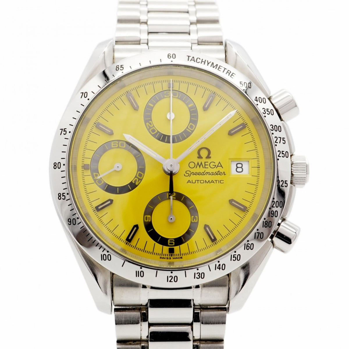 Pre-Owned Omega Speedmaster 3511.12 Yellow Dial Men's Watch
