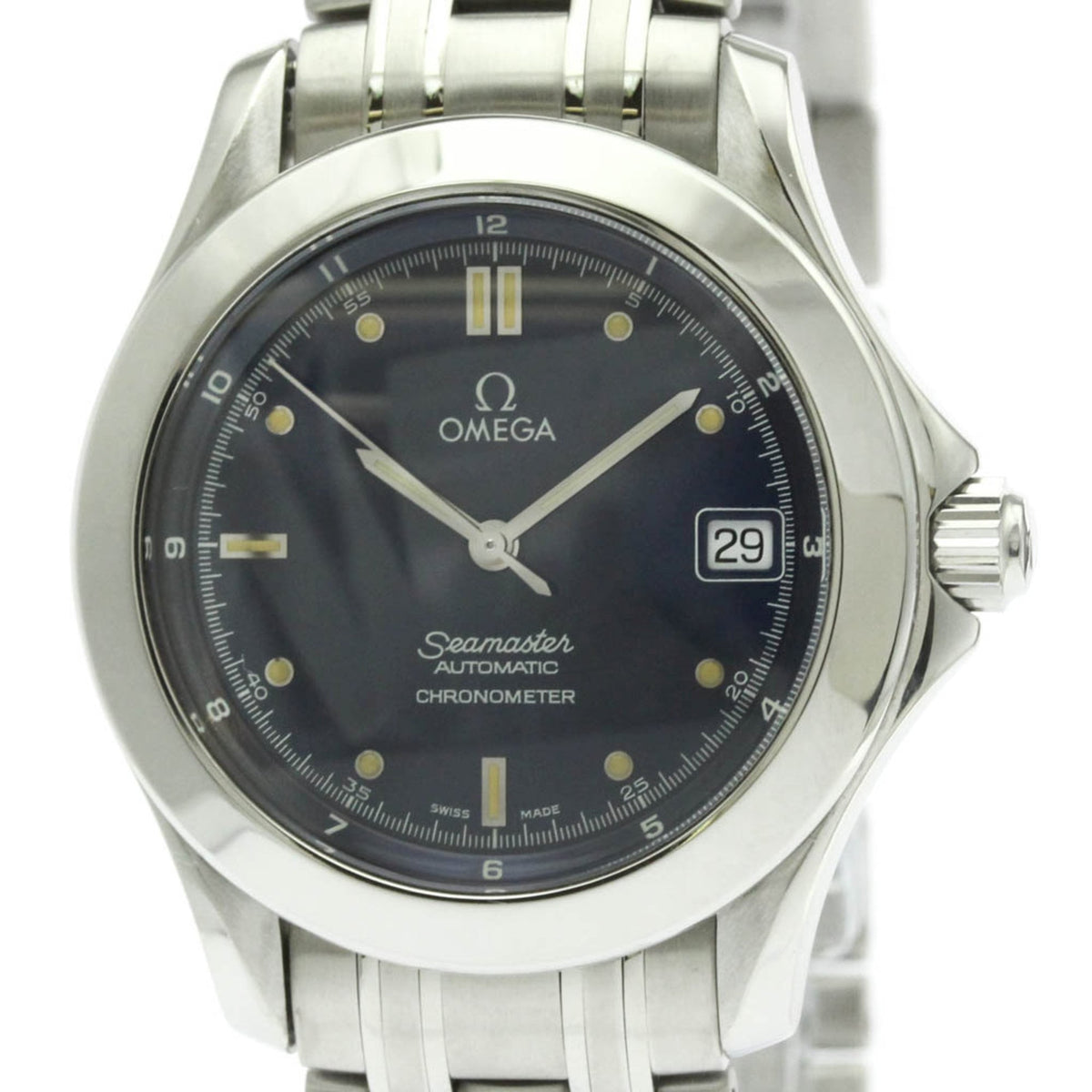 Pre-Owned OMEGA Seamaster 120M Chronometer Automatic Mens Watch 2501.80 Polished