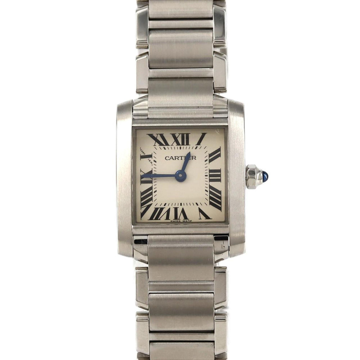 Pre-Owned Cartier Tank Francaise SM W51008Q3 SS Wristwatch Quartz