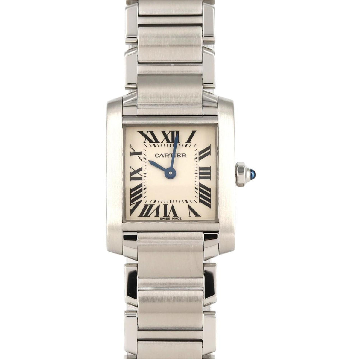 Pre-Owned Cartier Tank Francaise SM W51008Q3 SS Wristwatch Quartz