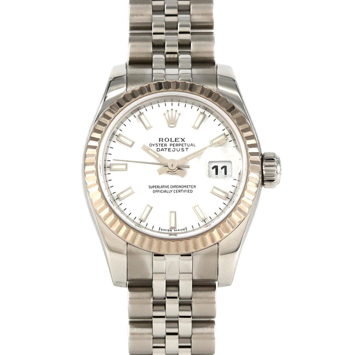 Pre-Owned Rolex Datejust 179174 SSxWG Automatic Watch D Serial