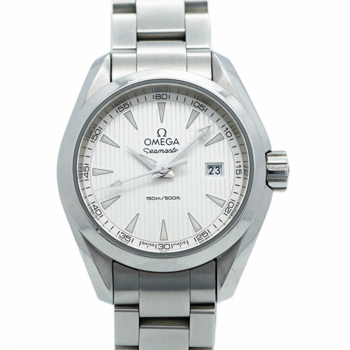 Pre-Owned Omega Seamaster 231.10.30.60.02.001 Silver Dial Women's Watch