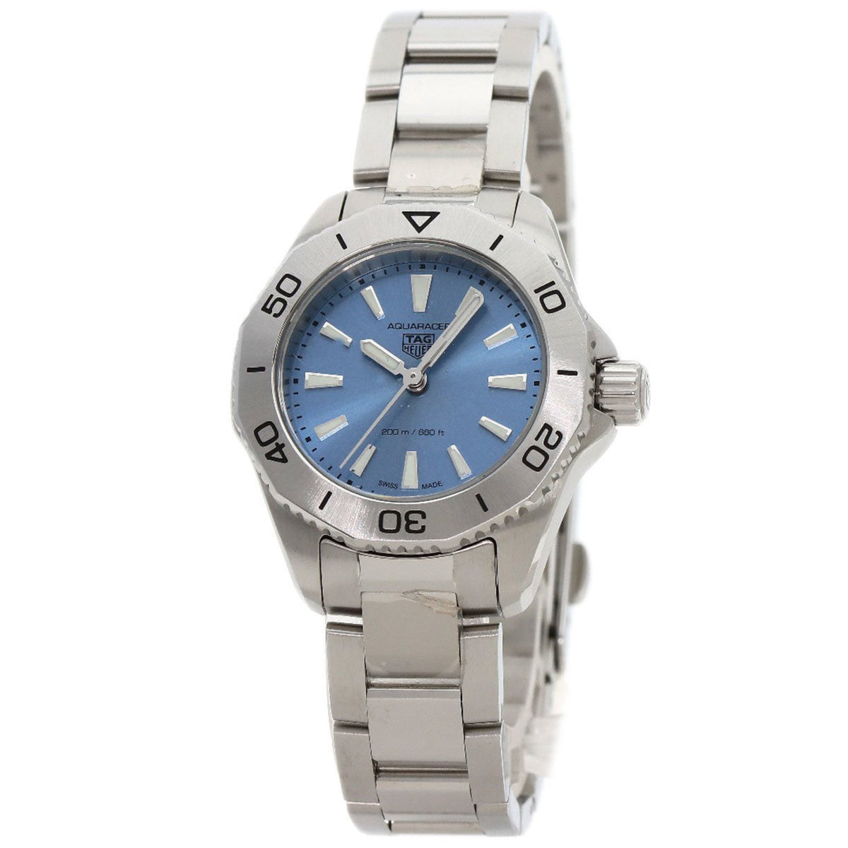 Pre-Owned TAG Heuer WBP1415.BA0622 Aquaracer Professional 200 Unused Watch Stainless Steel SS Ladies HEUER