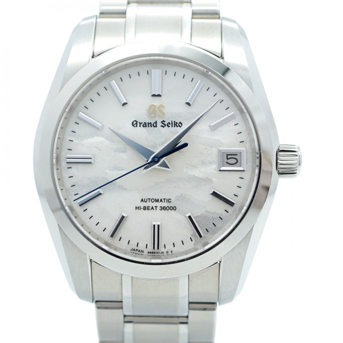 Pre-Owned Seiko Grand 9S85-01W0 White Dial Watch Men's