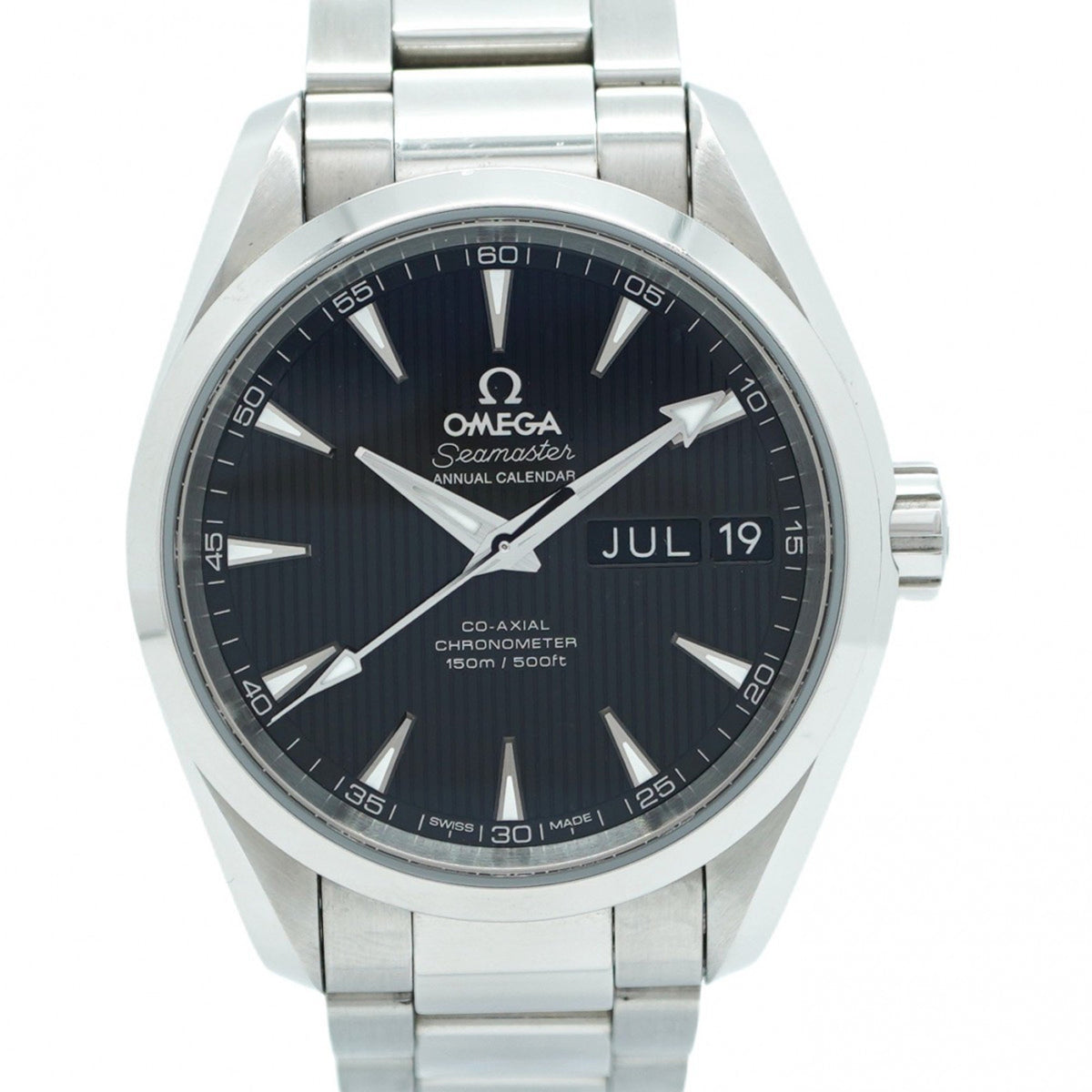 Pre-Owned Omega Seamaster 231.10.39.22.01.001 Black Dial Men's Watch