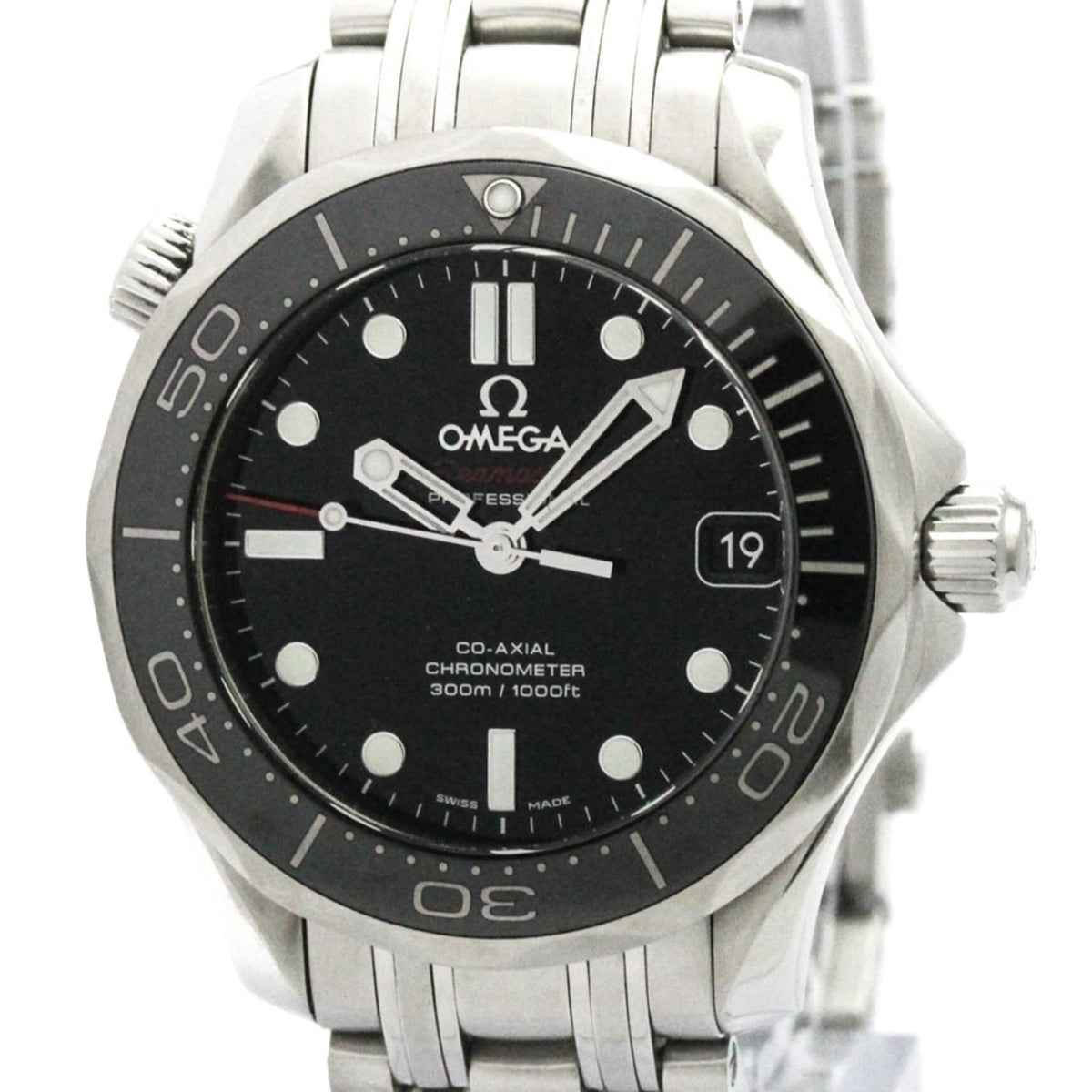 Pre-Owned OMEGA Seamaster Diver 300M Mid Size Watch 212.30.36.20.01.002 Polished
