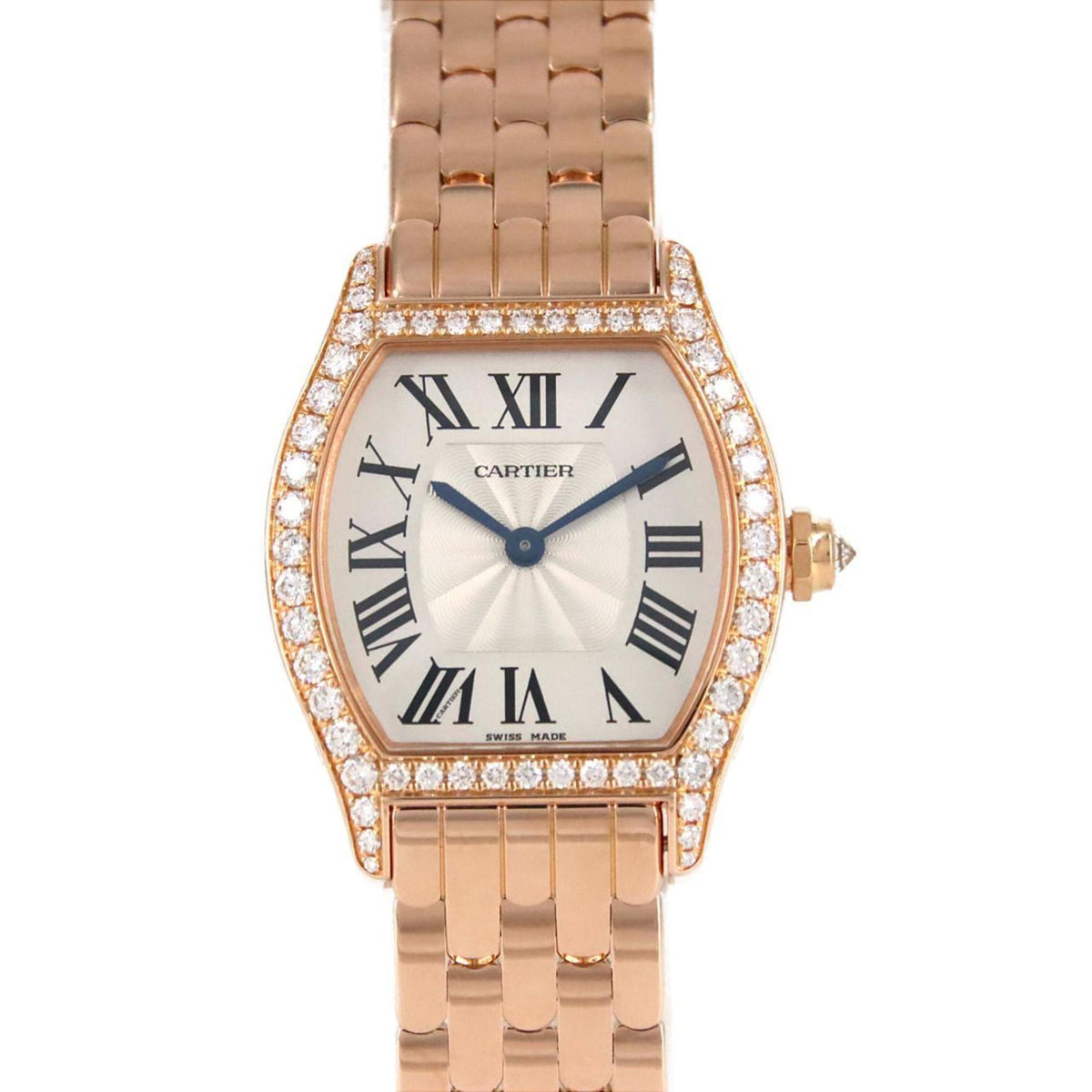 Gebrauchte Cartier Tortue SM PG D WA501010 PG/RG Armbanduhr, Handaufzug 