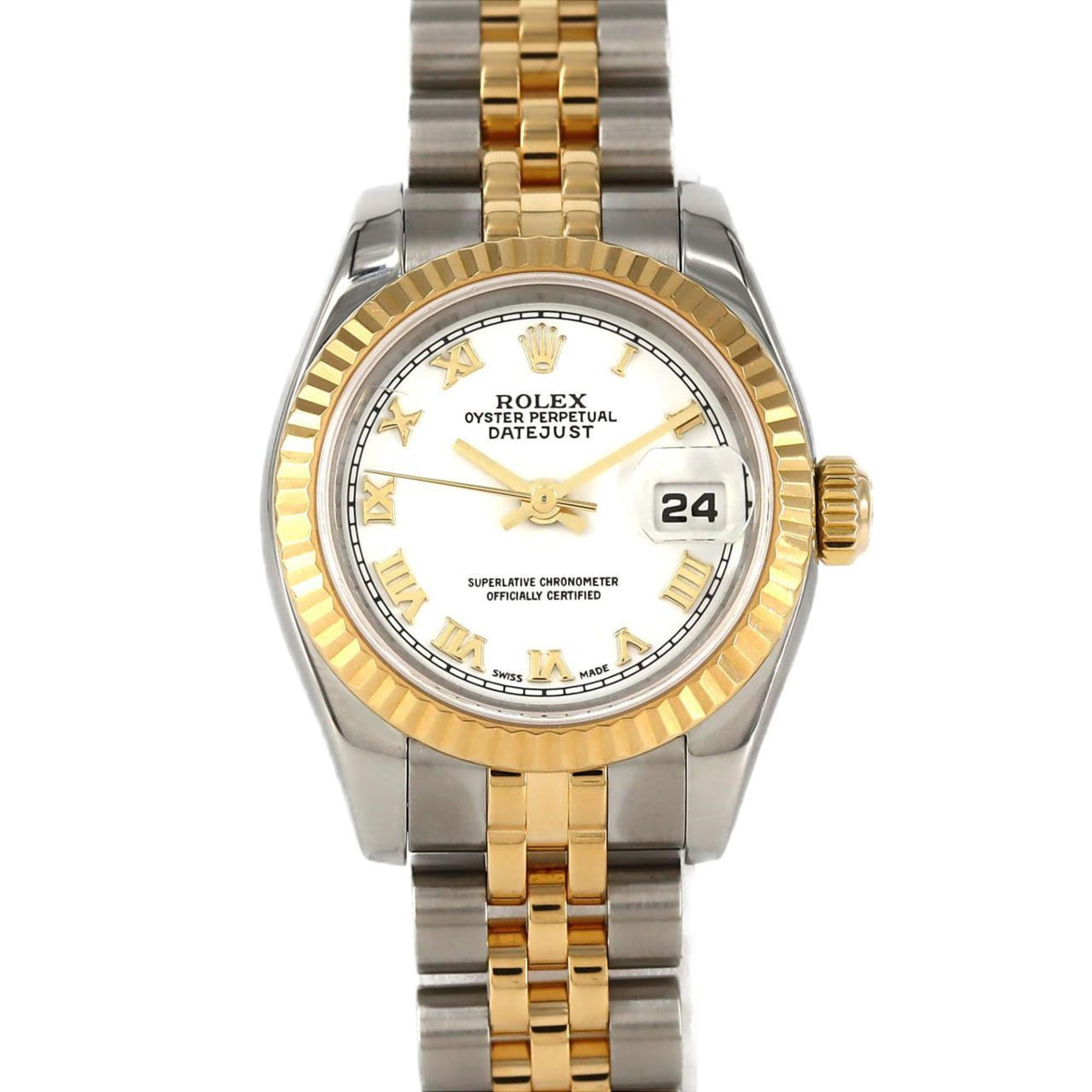 Pre-Owned Rolex Datejust 179173 SSxYG Automatic Watch F